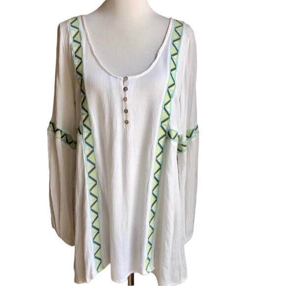 L*Space swimwear coastline tunic sz M - Picture 4 of 9